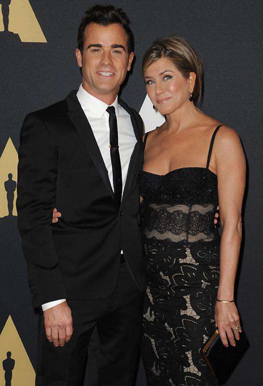 Дженнифер Энистон и Джастин Теру. Фото: All Over Press