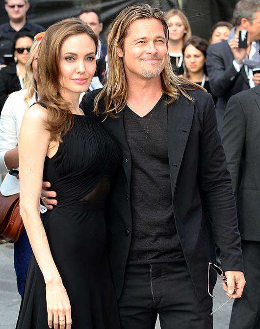 Анджелина Джоли и Брэд Питт. Фото: Rex Features/Fotodom.ru. 