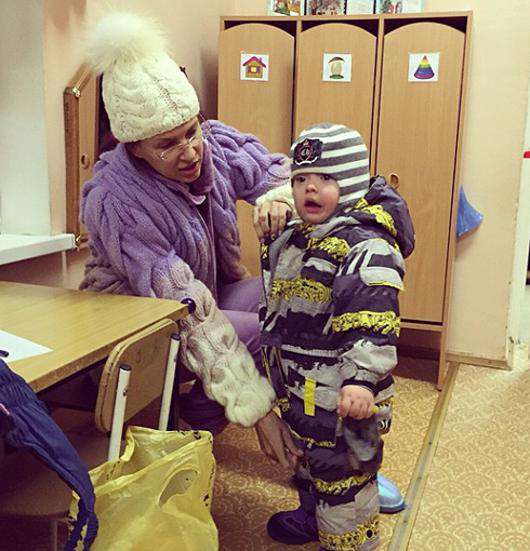 Эвелина Бледанс с сыном Семеном. Фото: Instagram.com/Semensemin.