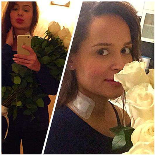 Анна Калашникова вернулась домой после родов. Фото: Instagram.com/Annakalash.