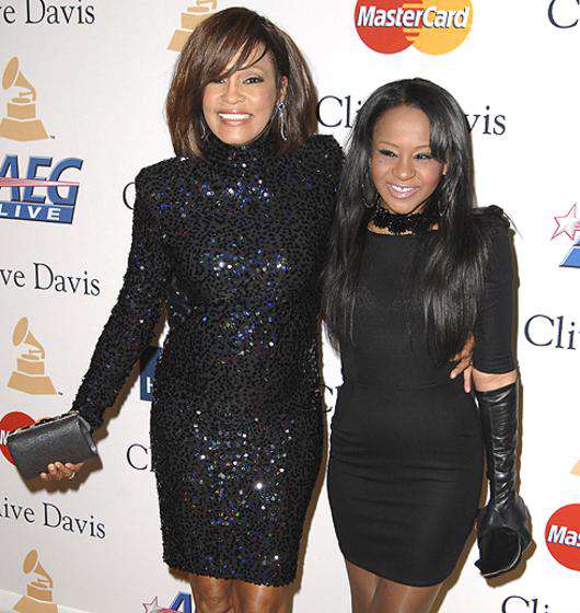 Уитни Хьюстон и Бобби Кристина Браун. Фото: Rex Features/Fotodom.ru.