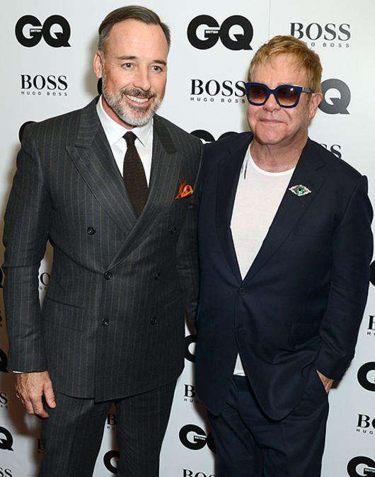 Элтон Джон и Дэвид Ферниш. Фото: Rex Features/Fotodom.ru.