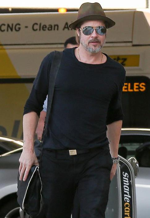 Брэд Питт разбил лицо