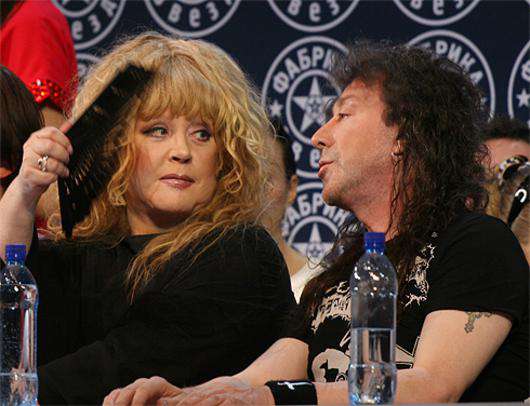 Алла Пугачева и Владимир Кузьмин.