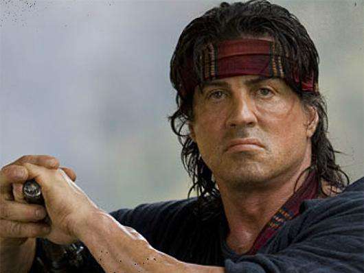 Сильвестр Сталлоне в роли Рэмбо. Фото: www.rambofilm.com.