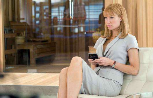 Прекрасная форму Гвинет - результат постоянной работы над собой. Фото: кадр из фильма Железный человек 2