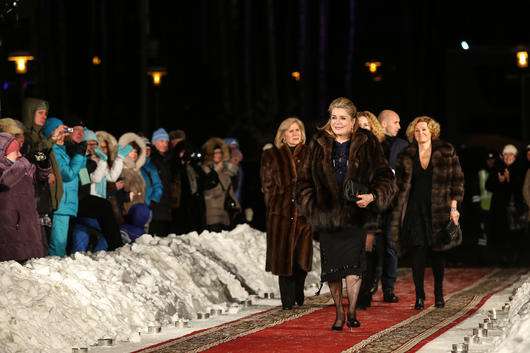 Катрин Денев на открытии фестиваля.