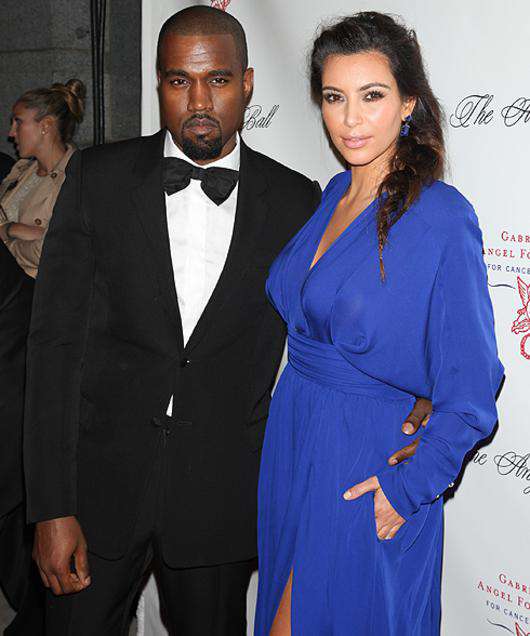 Ким Кардашьян и Канье Уэст. Фото: Startracks Photo/Fotodom.ru.