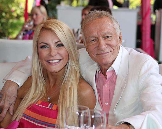 Хью Хефнер и Кристал Харрис. Фото: All Over Press.