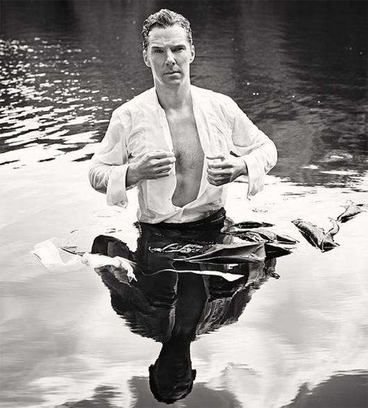 Бенедикт Камбербэтч в образе мистера Дарси, сыгранного Колином Фертом. Фото: www.independent.co.uk.