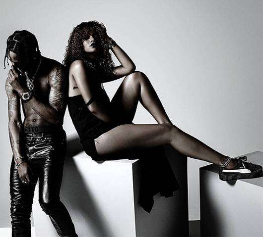 Рианна и Трэвис Скотт. Фото: Instagram.com/puma.