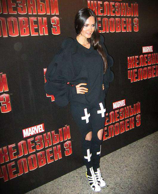Катя Ли на премьере фильма Железный человек-3.