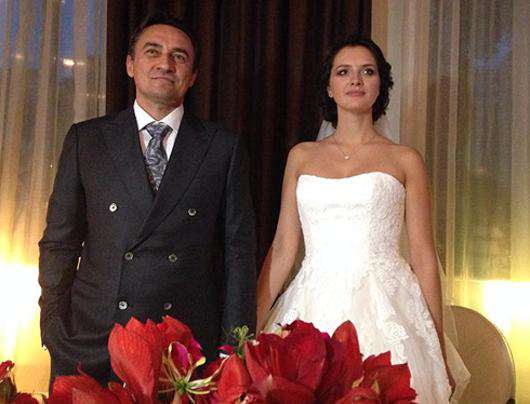 47-летний актер Камиль Ларин женился на 30-летней Екатерине Андреевой. Фото: Facebook.com.
