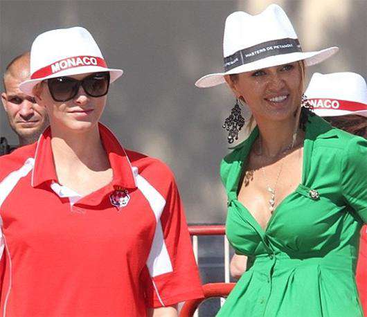 Виктория Боня с княгиней Шарлен. Фото: Instagram.com.