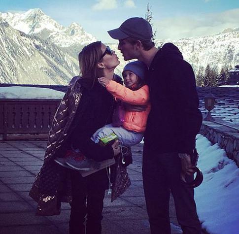 Виктория Боня отвезла дочь в Куршевель