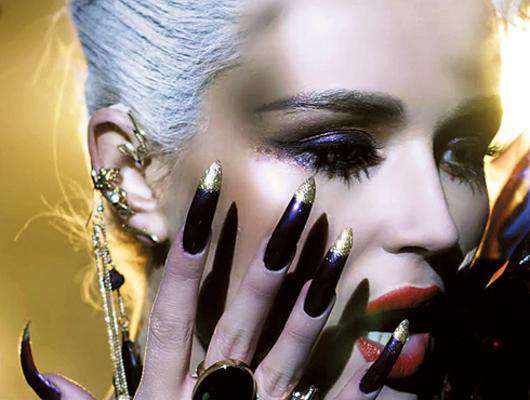 Полина Гагарина на съемках нового клипа.