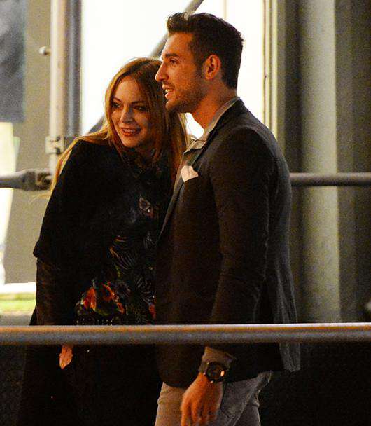 Линдси Лохан и Томассо Чибра. Фото: All Over Press.