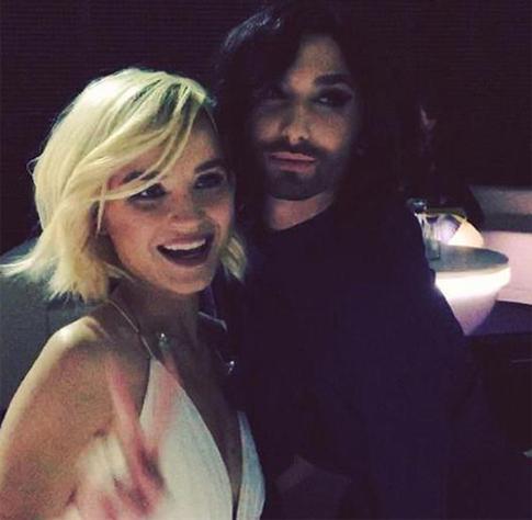 Кончита Вурст похвалила Полину Гагарину