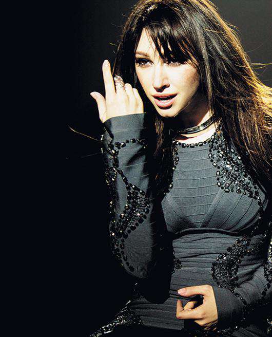 Согдиана на съемках нового клипа.