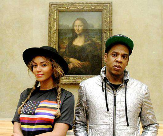 Бейонсе и Джей Зи в Лувре. Фото: iam.beyonce.com. 