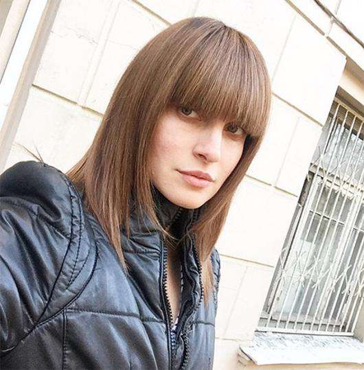 Анастасия Маковецкая с новой прической. Фото: Instagram.com.