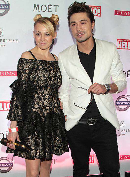 Яна Рудковская и Дима Билан.