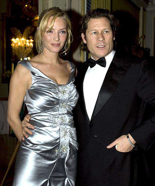 Ума Турман и Арпад Бюссон. Фото: Rex Features/Fotodom.ru.