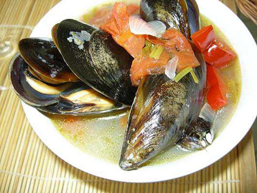 Мидии a la marinera.