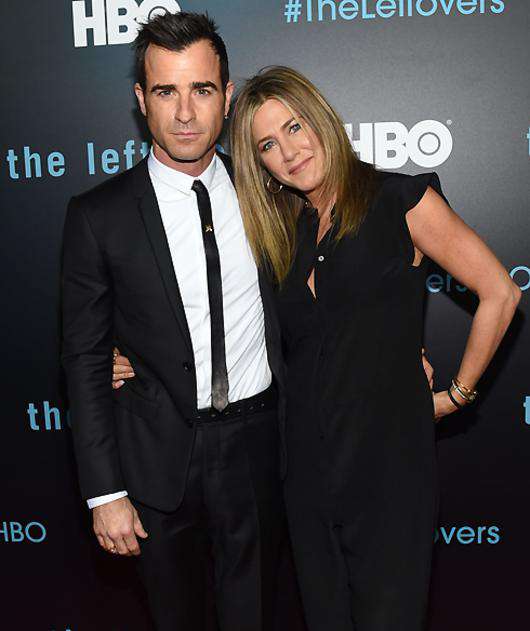 Дженнифер Энистон и Джастин Теру. Фото: Rex Features/Fotodom.ru.