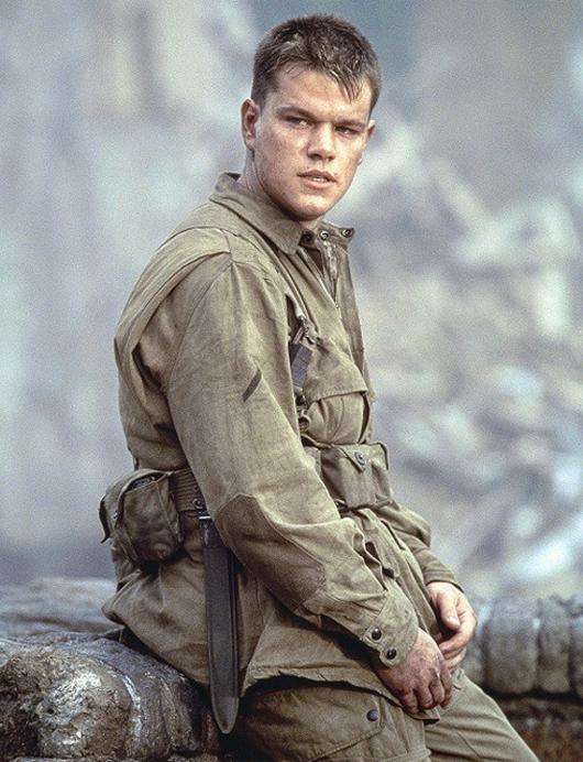 Мэтт Дэймон. Кадр из фильма «Спасти рядового Райана».