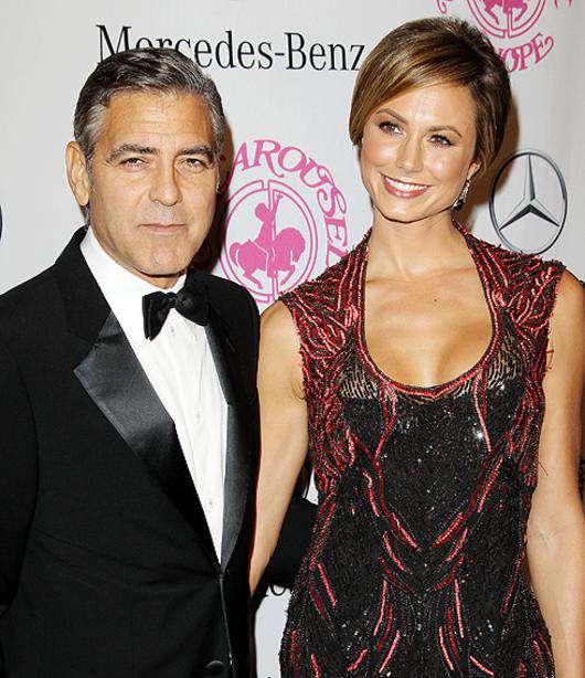 Джордж Клуни и Стэйси Киблер. Фото: Rex Features/Fotodom.ru. 