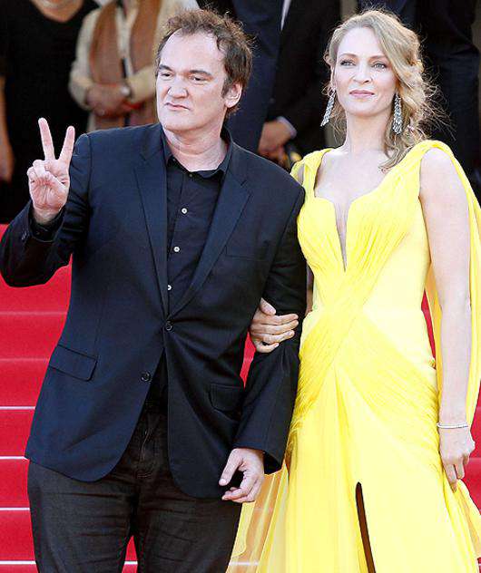 Квентин Тарантино и Ума Турман. Фото: Rex Features/Fotodom.ru.