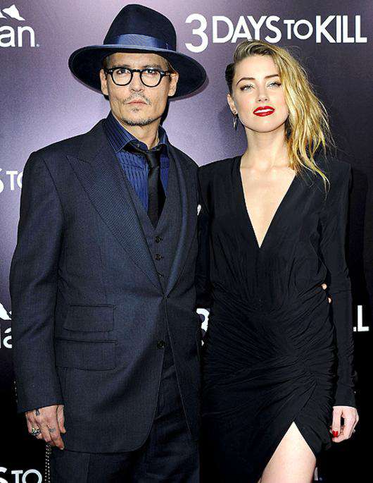 Джонни Депп и Эмбер Херд. Фото: Rex Features/Fotodom.ru.