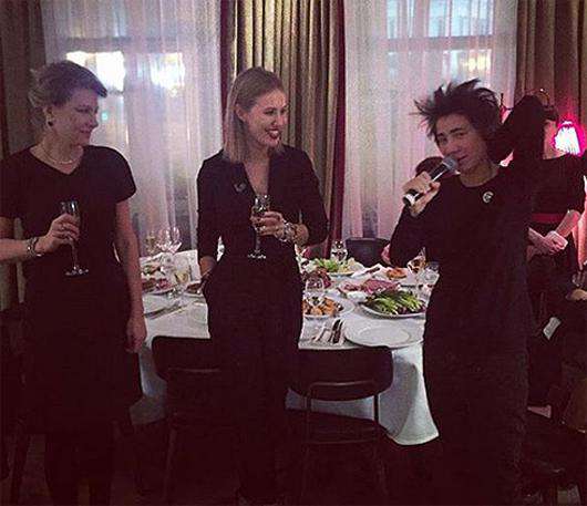 Рената Литвинова, Ксения Собчак и Земфира. Фото: Instagram.com/xenia_sobchak.