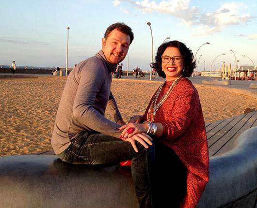 Надежда Бабкина и Антон Собянин. Фото: Facebook.com.