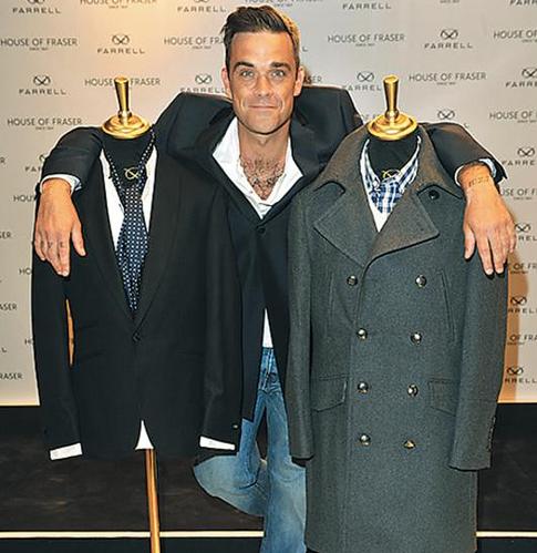 Робби Уильямс открыл магазин одежды