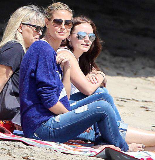 Хайди Клум на отдыхе. Фото: Rex Features/Fotodom.ru. 