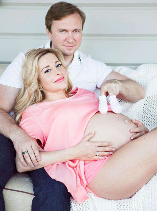 Ольга Маковецкая с мужем.