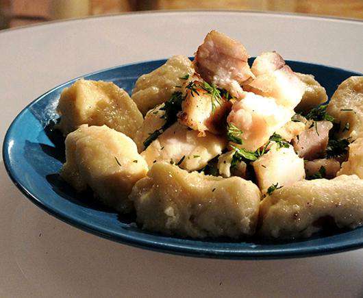 Ньокки с треской. Фото: материалы пресс-служб.