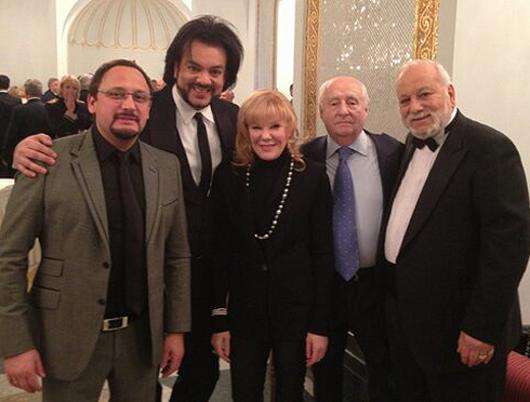 Филипп Киркоров, Бедрос Киркоров, Стас Михайлов. Фото: Twitter.com.