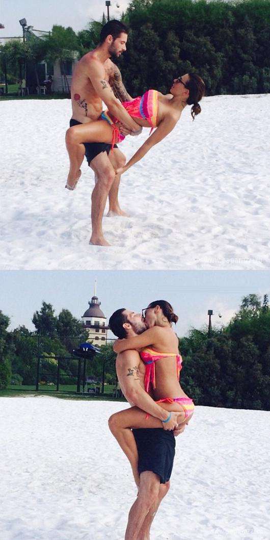 Анна Седокова со своим бойфрендом. Фото: социальные сети.