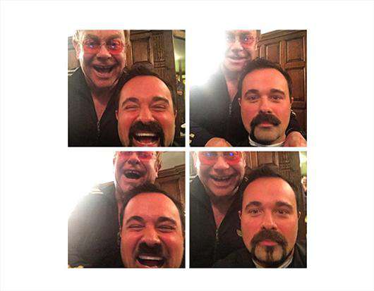 Элтон Джон и Евгений Лебедев. Фото: Twitter.com/@eltonjohndotcom.