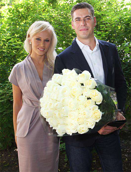 Дмитрий Дюжев с женой Татьяной.