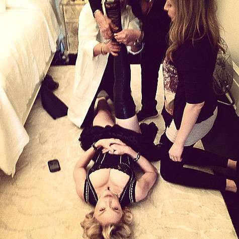 После этого фото поклонники обвинили Мадонну в лени. Фото: Instagram.com/madonna.