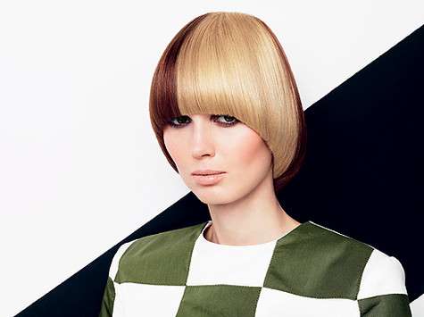 Тренд MONO MODS. Волосы: Tyler Johnston, Lesley Lawson; стиль: Ingo Nahrwold; макияж: Loni Bauer; фотограф: Sabine Liewald - команда Schwarzkopf Professional.