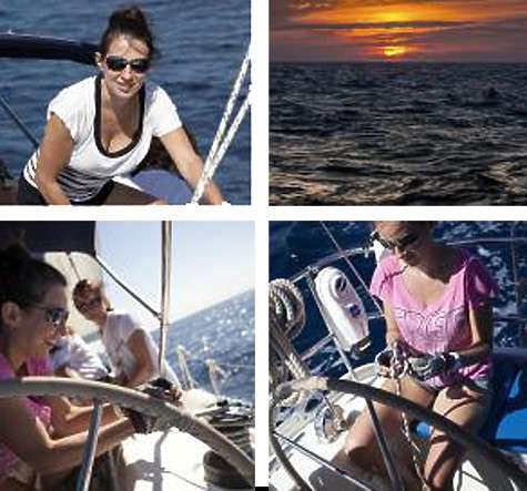 «Яхтинг для меня - это всегда веселая команда и море новых впечатлений!» Фото автора. «Яхтинг для меня - это всегда веселая команда и море новых впечатлений!» Фото автора.