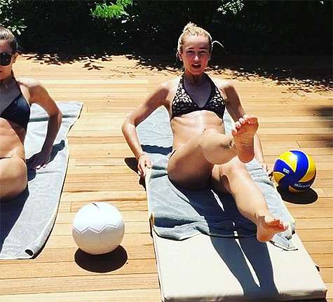 На отдыхе Ольга Бузова не забывает про спорт. Фото: Instagram.com/buzova86.