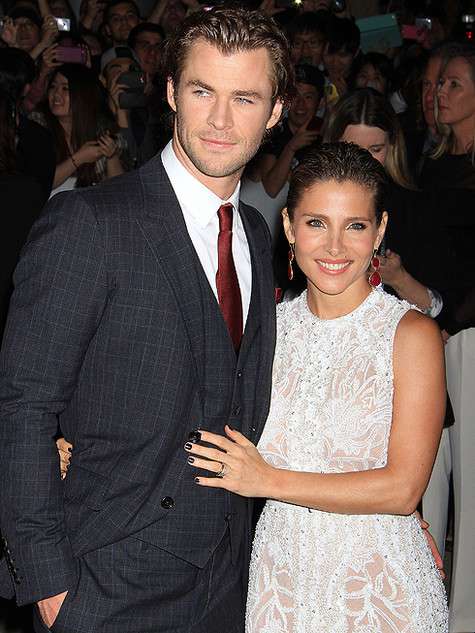 Эльза Патаки и Крис Хемсворт. Фото: Rex Features/Fotodom.ru.