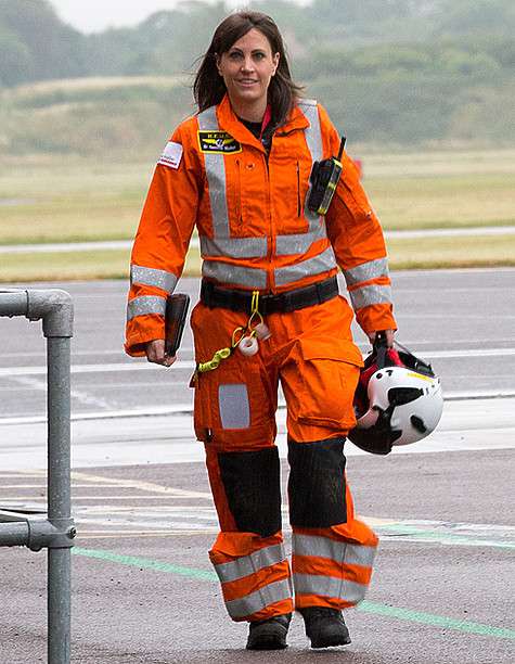 Напарница принца Уильяма, врач скорой помощи Джемма Мюллер. Фото: Rex Features/Fotodom.ru.