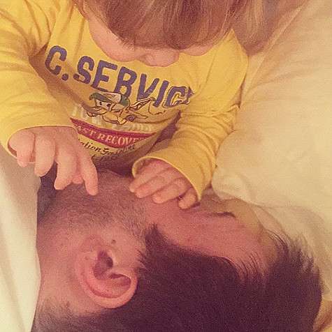 Сын Ванечка и его папа Евгений - самые дорогие для актрисы люди. Фото: Instagram.com/mkozhevnikova.